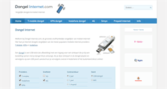 Desktop Screenshot of dongelinternet.com